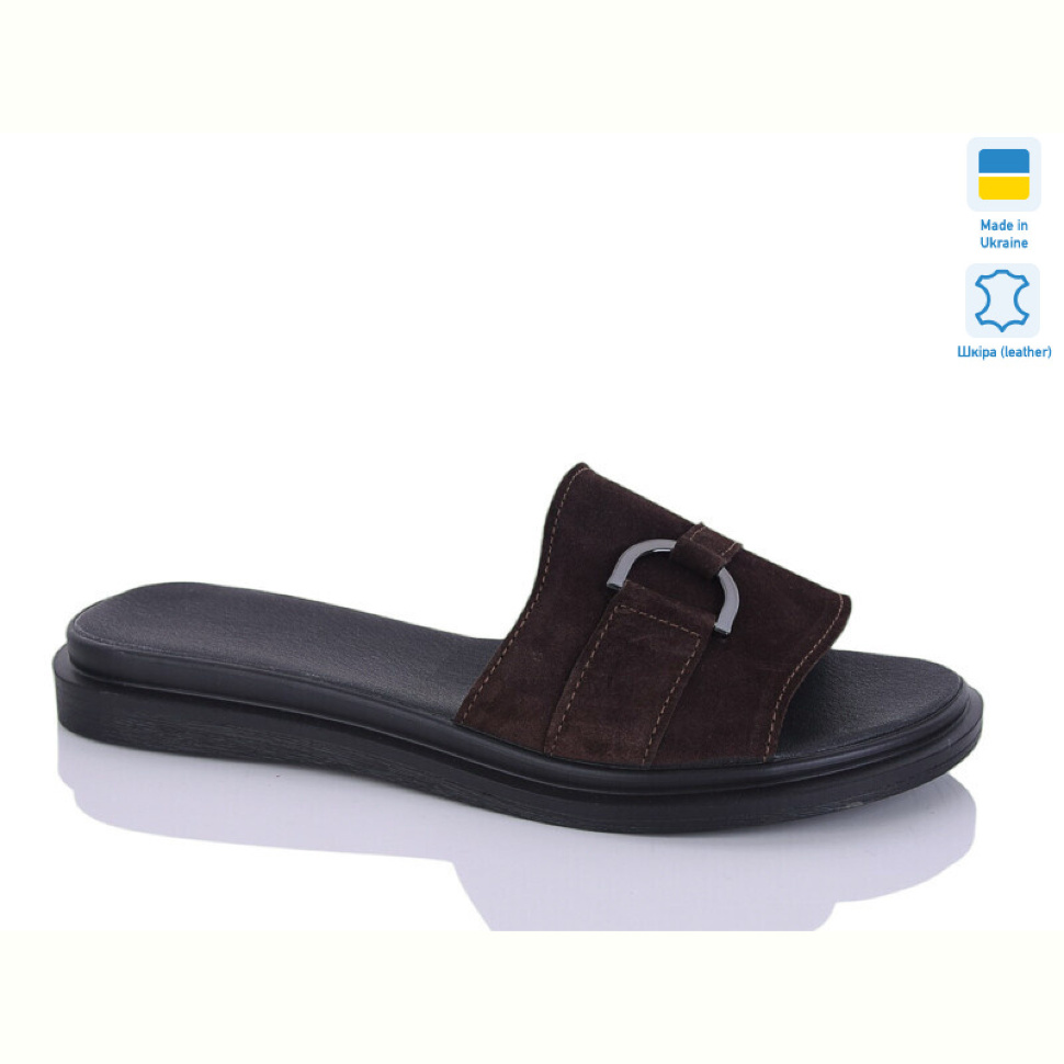 Шлепки Sali 15 шоколад з.