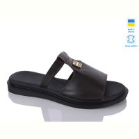 Шлепки Sali 14 шоколад к.