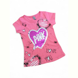 Футболка Kids-modnik 1396 рожевий