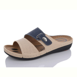 Шлепки Sali-2 1409 blue-beige