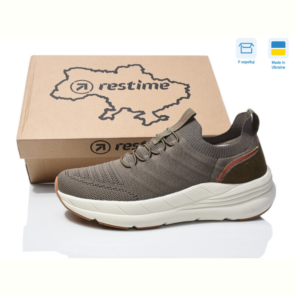 Кроссовки Restime BML25414 olive