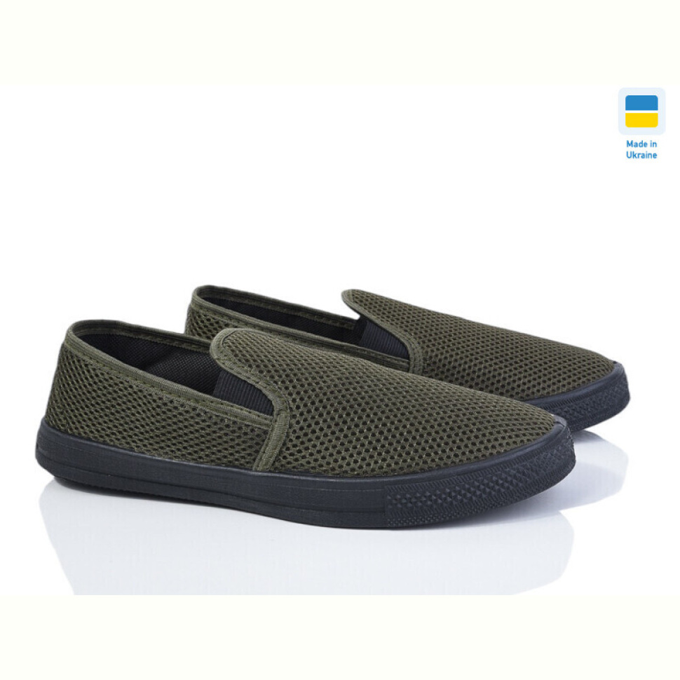 Слипоны Selena 042 хакі