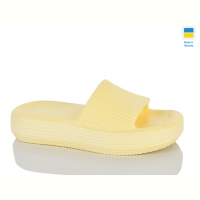 Шлепки DeMur W678 жовтий