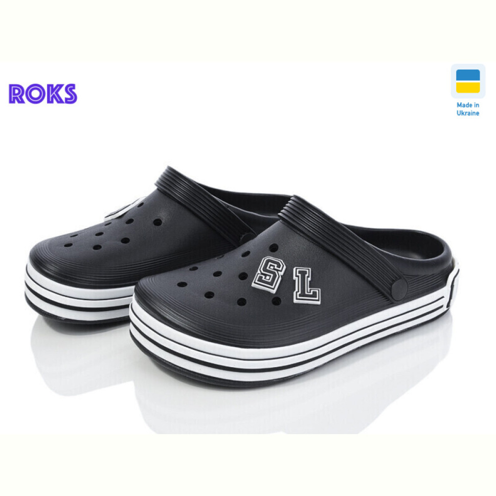 Кроксы Roks Dago 601 чорний