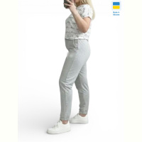 Спортивные брюки Sport style 10055-1PU св.сірий