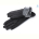 Перчатки RuBi 718 black шкіра олень махра