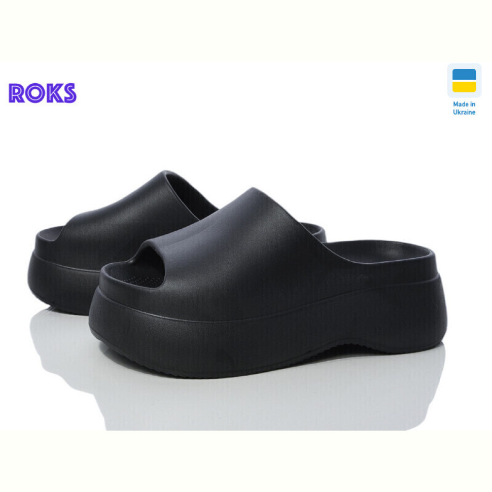 Шлепки Roks Progress 141 чорний
