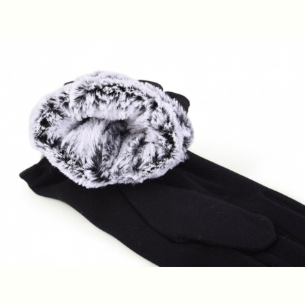 Перчатки PAIDI 72-4 трикотаж black