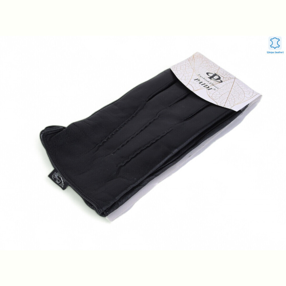 Перчатки PAIDI 53-6 black шкіра