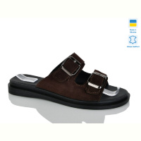 Шлепки Sali 110 шоколад з.