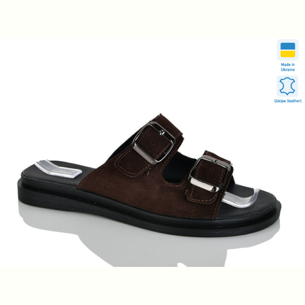 Шлепки Sali 110 шоколад з.
