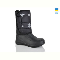 Сапоги из пены Lot Shoes Сніжинка чорний