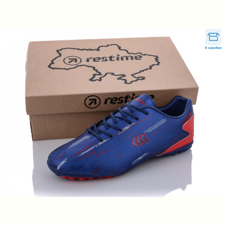 Футбольная обувь Restime DMB22040-1 navy-red-white