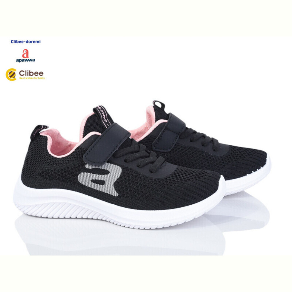 Кроссовки Clibee-Doremi S394-1 black-pink