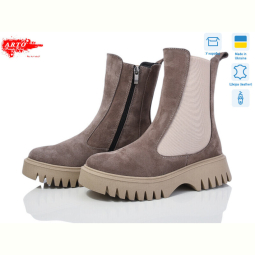Ботинки ARTO 109 кофе з. зима