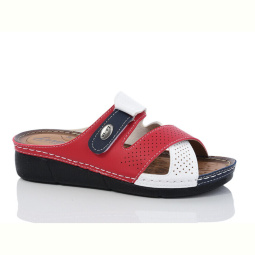 Шлепки Sali-2 5430-2 white-red