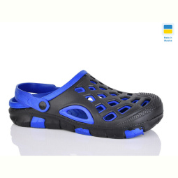 Кроксы Inblue 308 чорно-синій