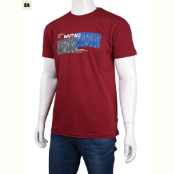 Футболка BIG 3707-0094-1 bordo