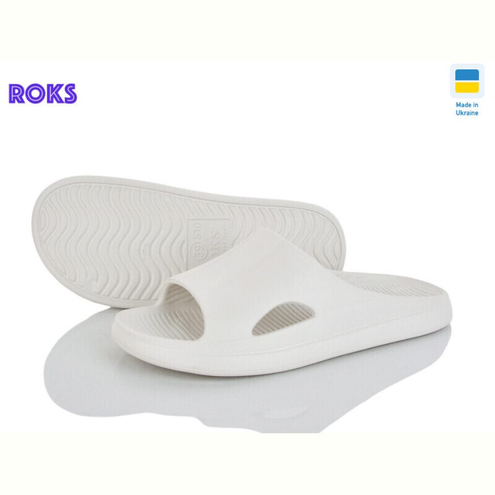 Шлепки Roks 510-009 білий