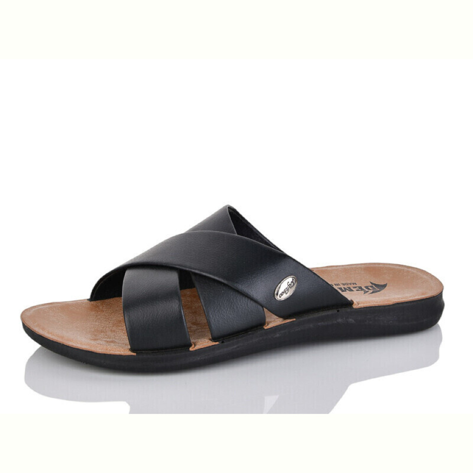 Шлепки DeMur MK2026-2-3333-1 чорний