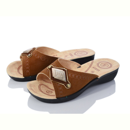 Шлепки DeMur 2024-052-7 beige