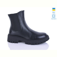 Ботинки Sali 188 чорний к. зима