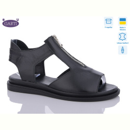 Босоножки Garti 0127 чорна шкіра