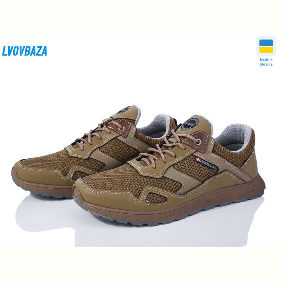 Кроссовки Lvovbaza Paolla 2-3653 койот сітка
