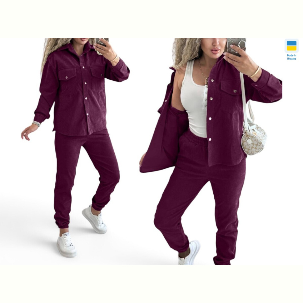Костюм Alisa Brand 127 бургунді