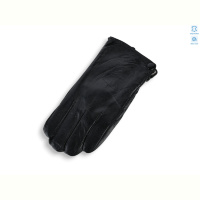Перчатки Королева GN05-01М шкіра вовна black