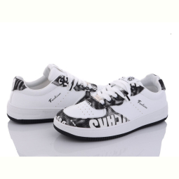 Кроссовки Violeta 9-796 white-black