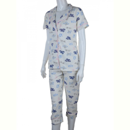 Пижама Obuvok 19010 white (04061) ЗНИЖКА