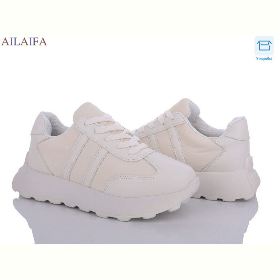 Кроссовки Ailaifa 2393 beige піна