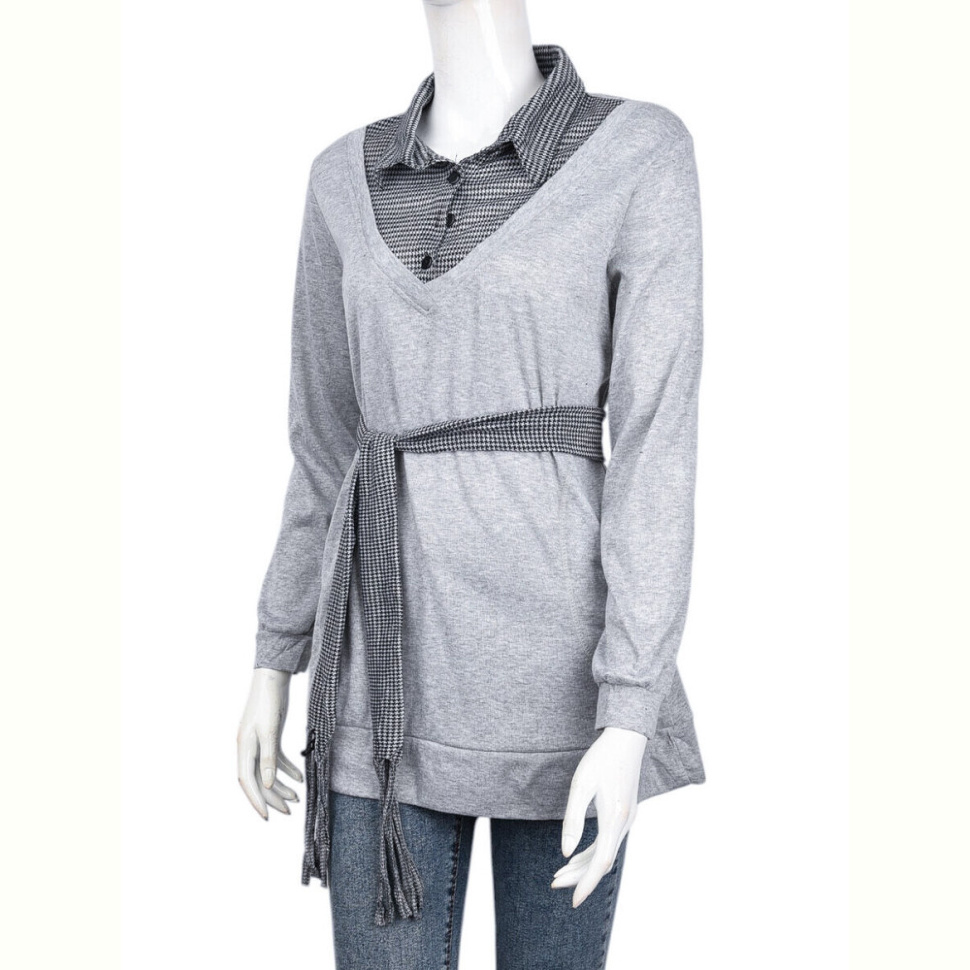 Кофта Obuvok B041-4 l.grey (10519)