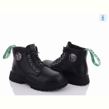 Ботинки Violeta Y108(7607) black-green