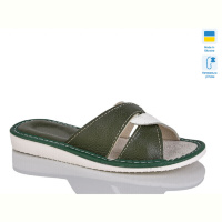 Шлепки Lot Shoes 1-1 зелений комн