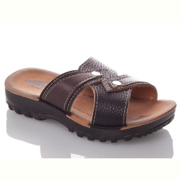 Шлепки DeMur B709-black-brown