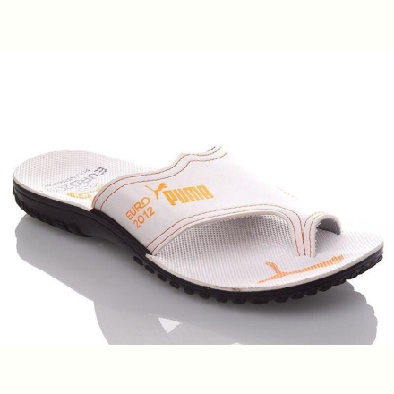Шлепки DeMur MP white-orange P