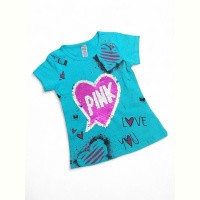 Футболка Kids-modnik 1396 бірюзовий
