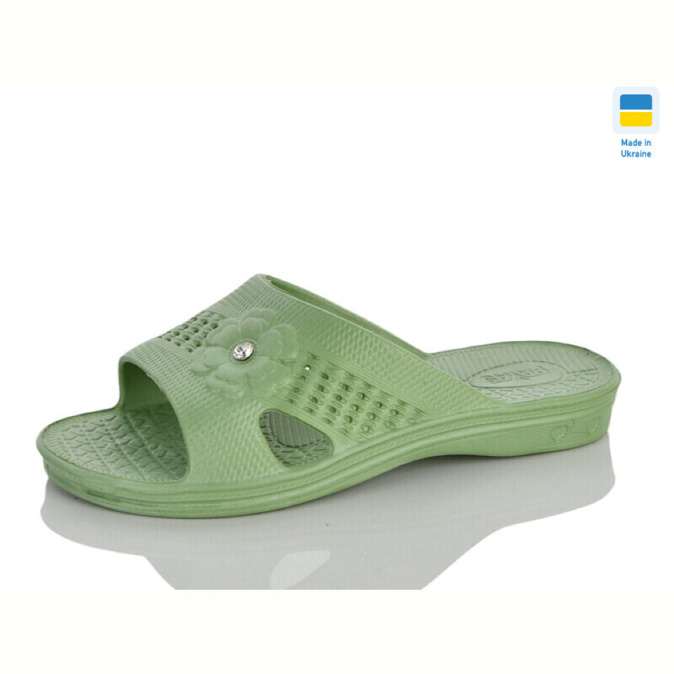 Шлепки Lot Shoes Камінчик новий олива