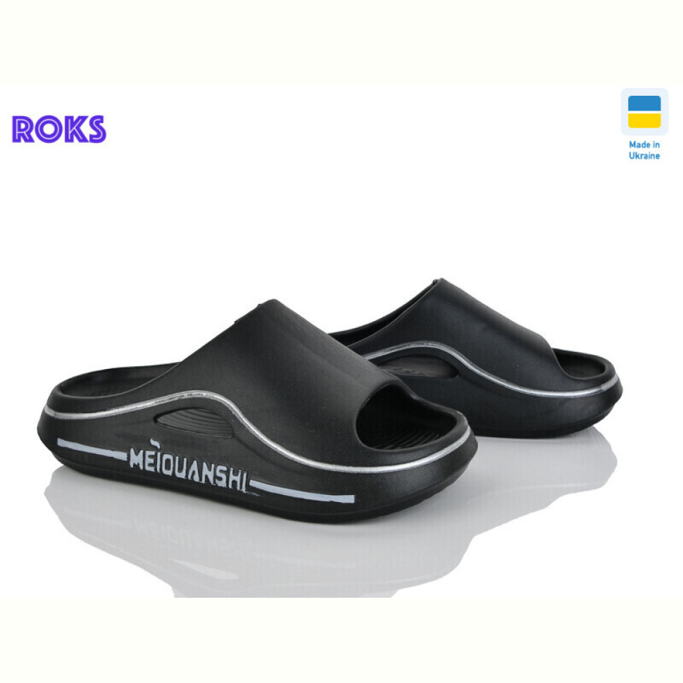 Шлепки Roks 507-010 чорний