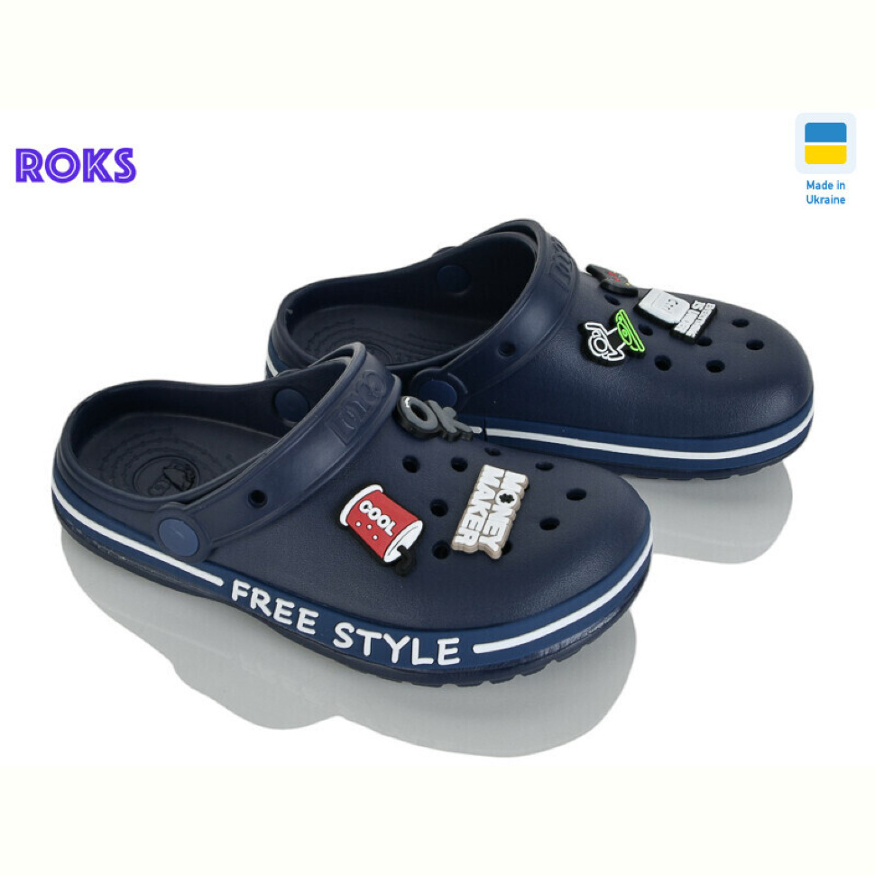 Кроксы Roks 329 т.синій Кроксы Roks 329 т.синій