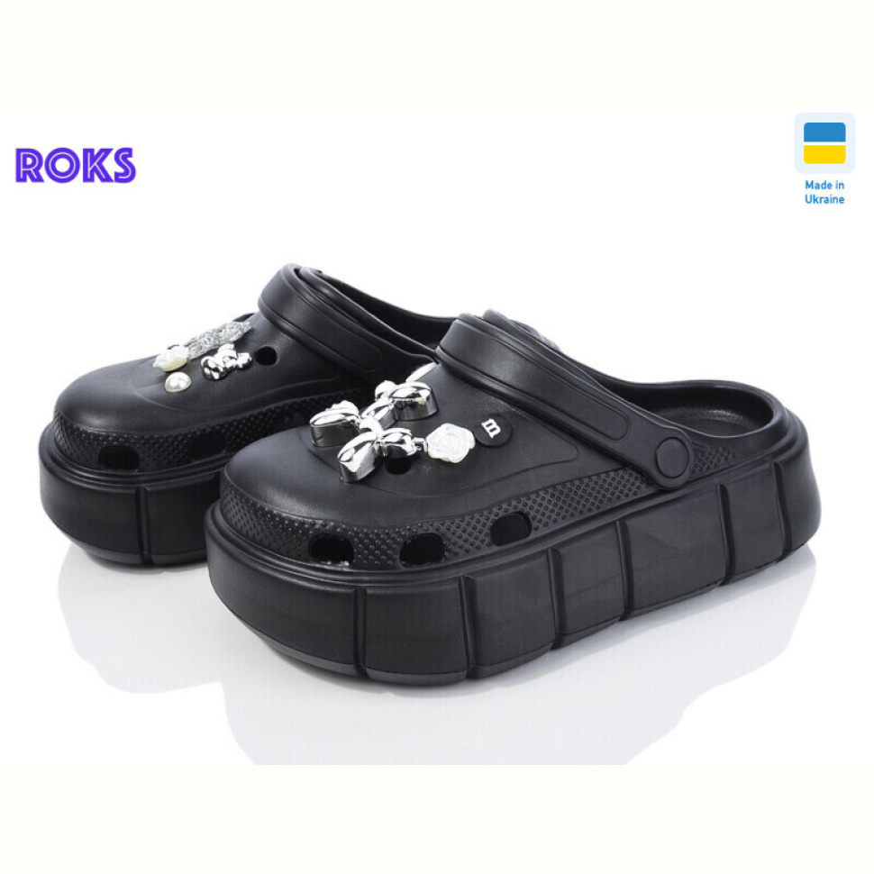 Кроксы Roks Progress 152-6 чорний