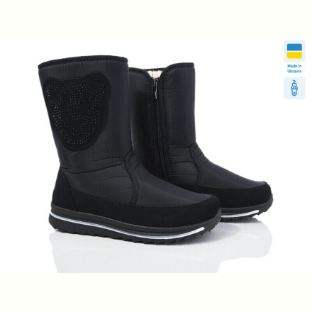 Дутики Lvovbaza Progress 3106 чорний