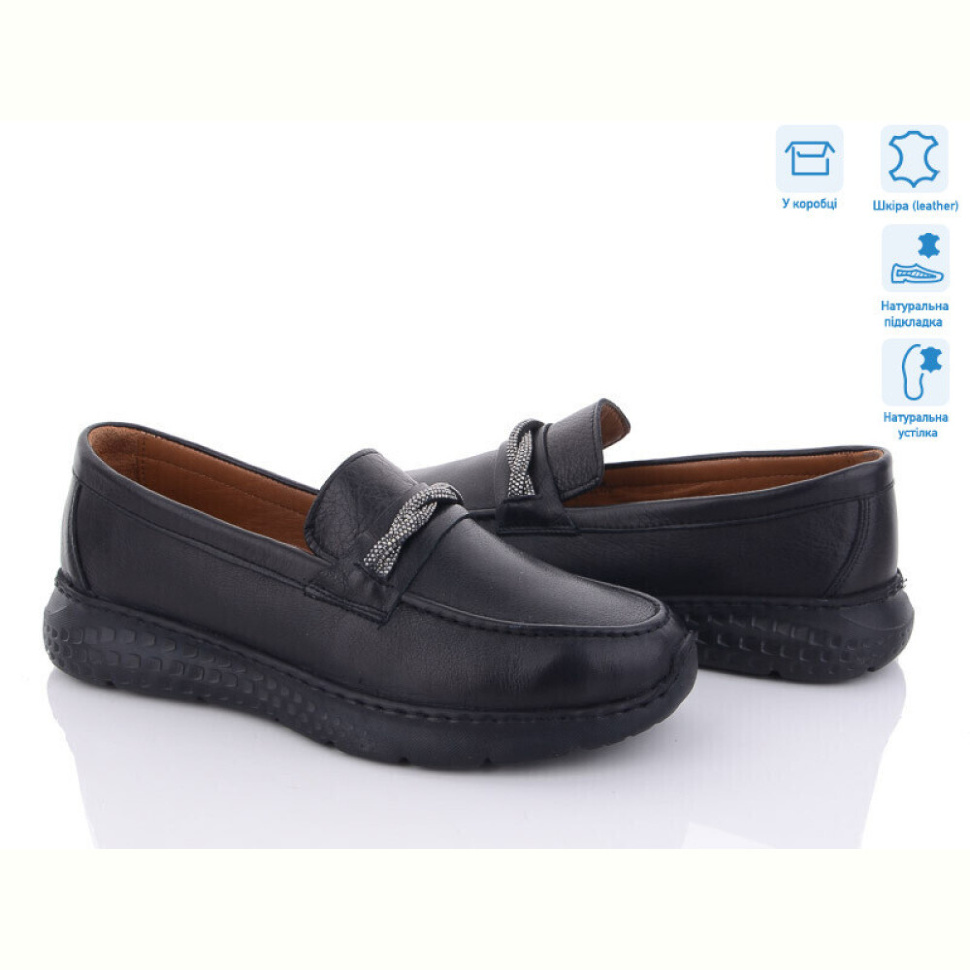 Туфли Mona Lisa 2325 чорний шкіра