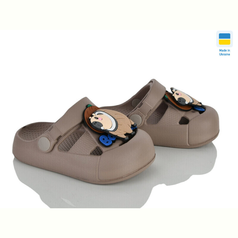 Кроксы Golden Lion 336 коричневий