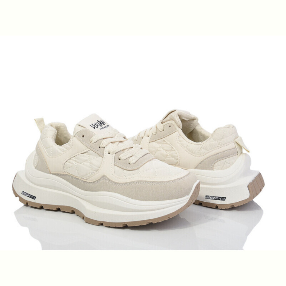 Кроссовки Violeta 136-35-3 beige