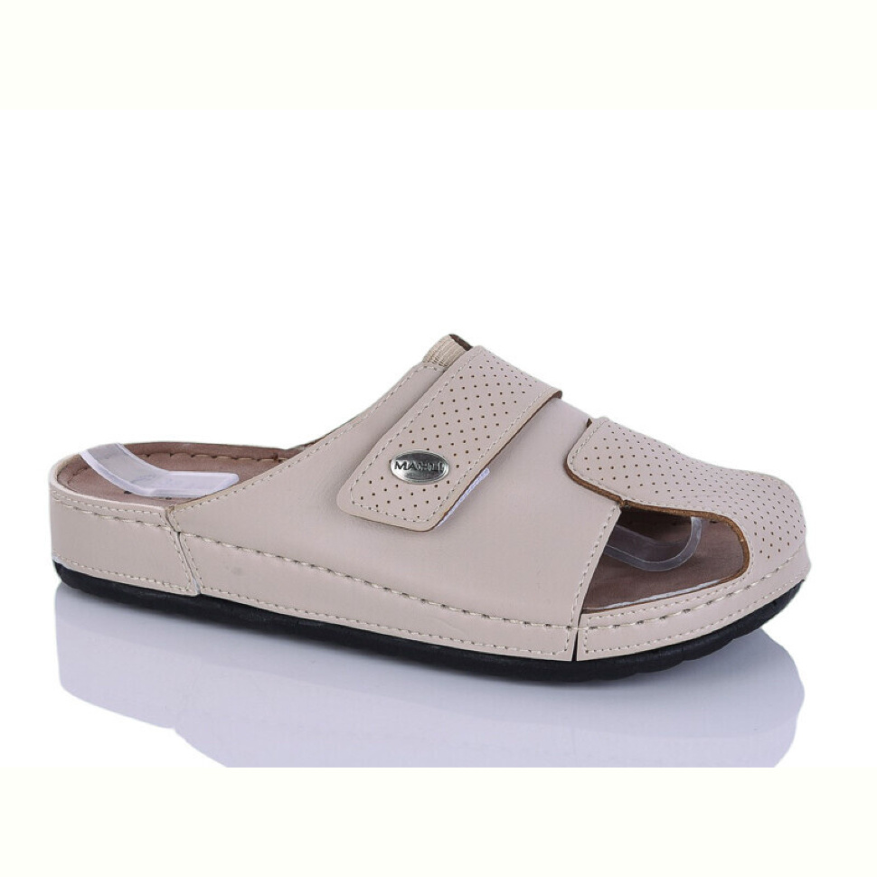 Шлепки Sali-2 10-17 т.беж к.