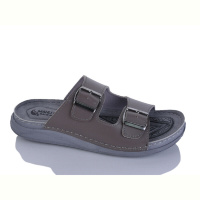 Шлепки Oscar 01-42 сірий к.