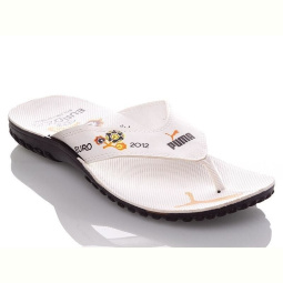 Шлепки DeMur MP white-orange V